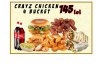 Crazy chicken 4 buckett