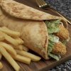 Crispy wrap cu cartofi prajiti