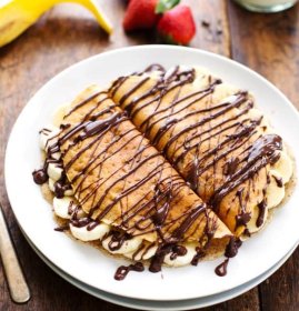 Clatite cu nutella si banane