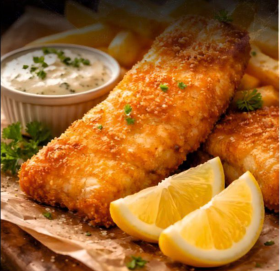 Pastrav in crusta de malai