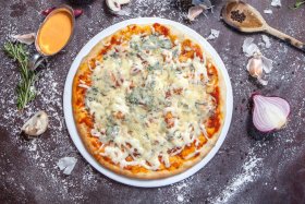 Pizza Quattro Formaggi mare